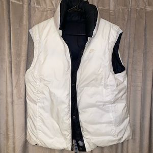 REVERSIBLE Nike Puffer Vest black/white
